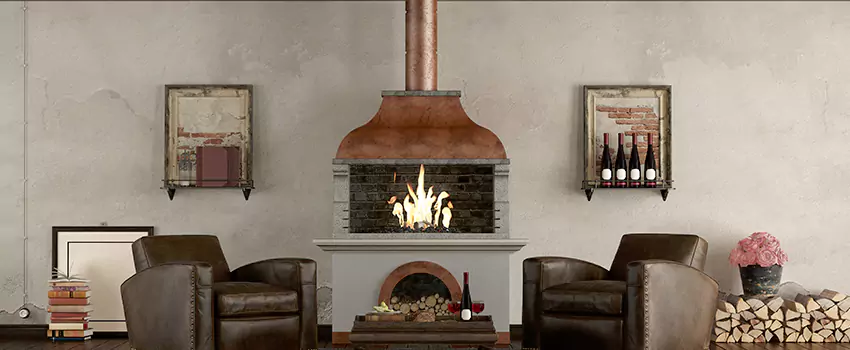 Thelin Hearth Products Providence Pellet Insert Fireplace Installation in Bethany, OK