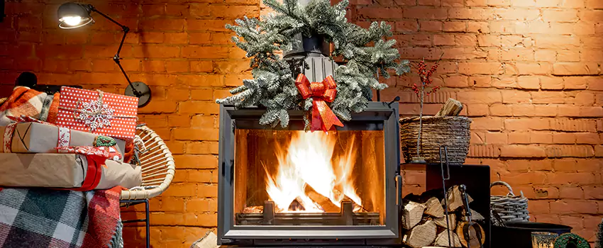 Travis Industries Linear Gas Fireplace Installation in Bethany, Oklahoma