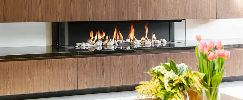 Double-height Fireplace Design Refurbishment in Bethany, Oklahoma