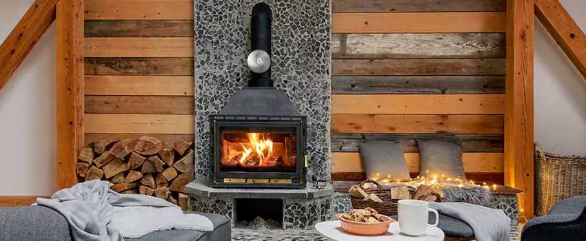 Thelin Hearth Products Direct Vent Gas Stove Fireplace Inspection in Bethany, Oklahoma